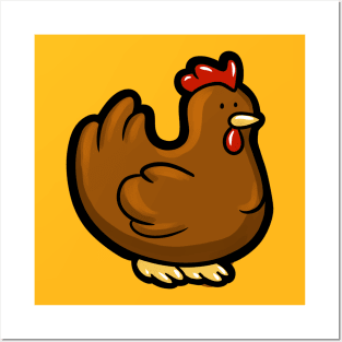 Cute Chicken Posters and Art